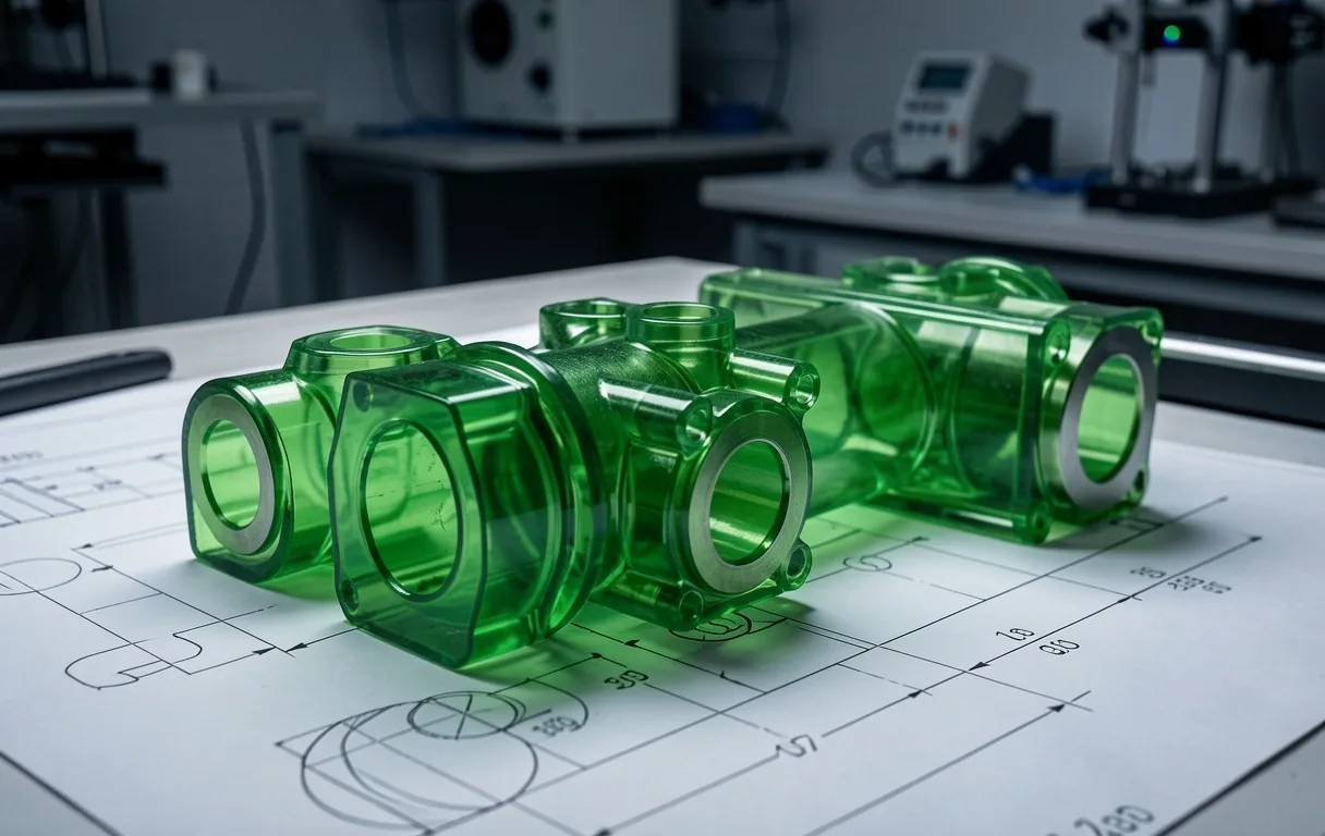 Industrial polymer specimen